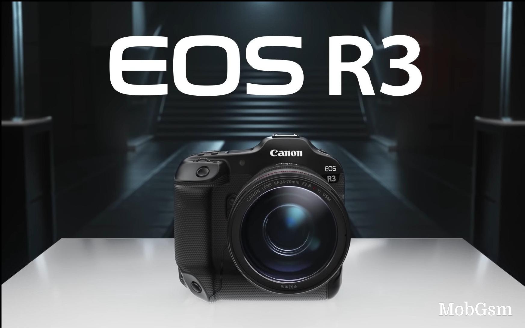 Canon announces EOS R3 with eye control autofocus