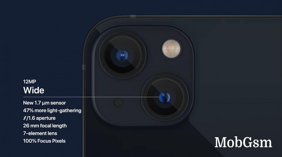 Apple 13 and 13 mini official - smaller notch, A15 Bionic and new cameras with sensor shift