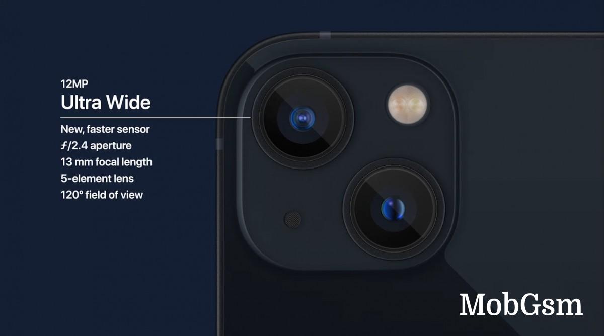 Apple 13 and 13 mini official - smaller notch, A15 Bionic and new cameras with sensor shift