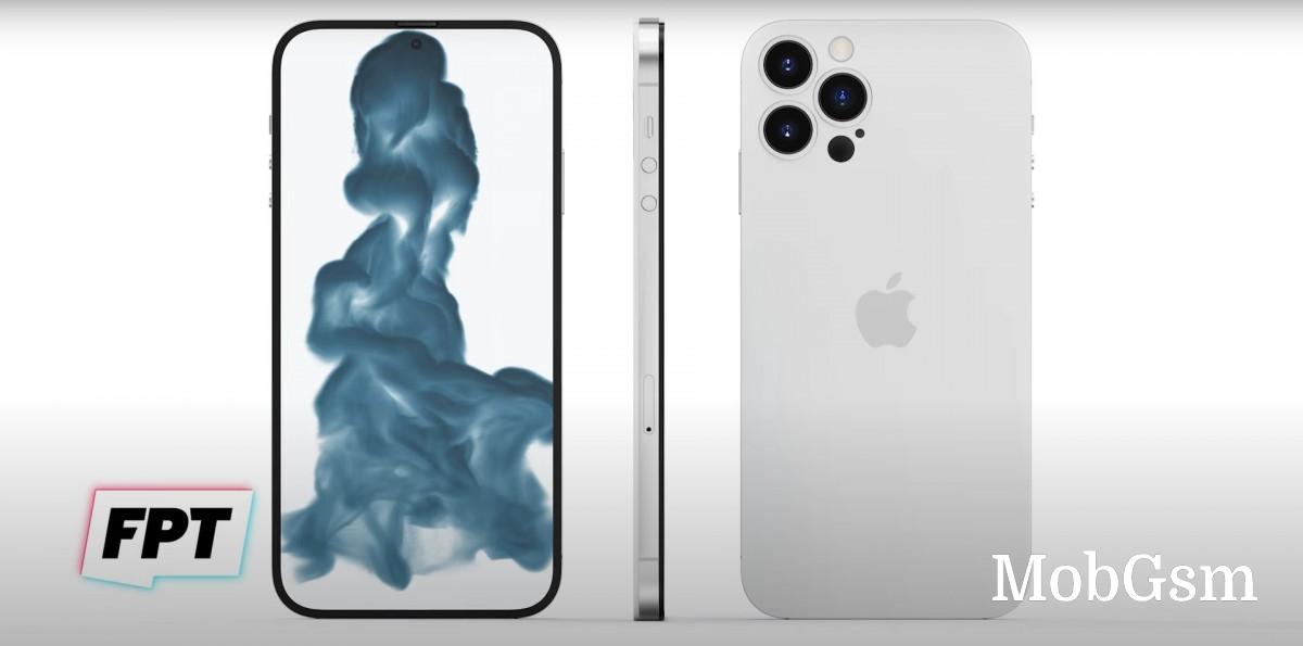 Speculative iPhone 14 Pro Max render