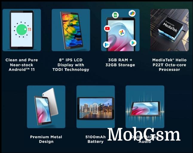 Moto Tab G20 key features