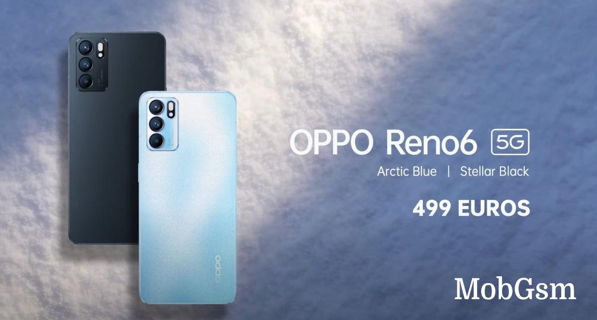 Oppo Reno6 5G and Reno6 Pro(+) 5G are now available in Europe, 4G version coming soon