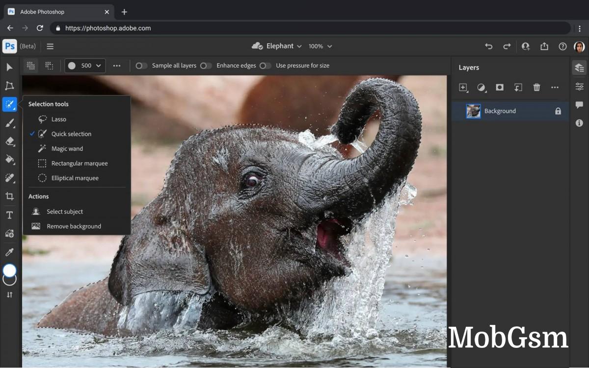 Adobe brings Photoshop to the browser, RAW support to the iPad