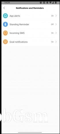 Configuring which notifications show up on the watch