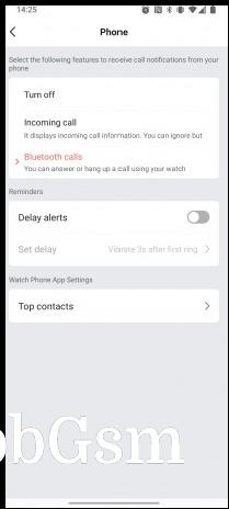 Allowing the watch to act as a hands-free speaker