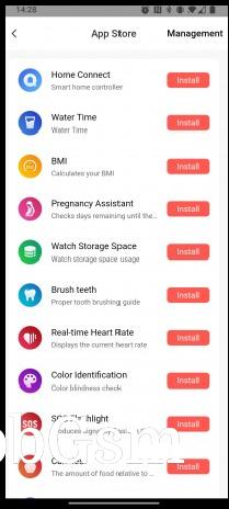 App store and the first apps for Zepp OS