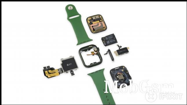 Disassembled Apple Watch Series 7 (image: iFixit)