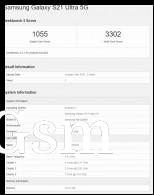 Geekbench 5 scores: Galaxy S21 Ultra (Exynos 2100)