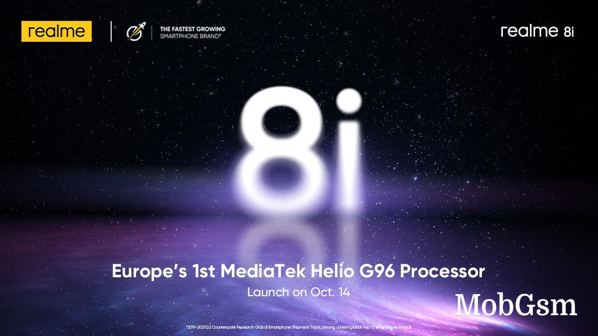 Realme will bring the 8i in Europe this month