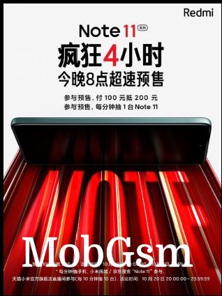 Redmi Note 11 series is arriving on October 28