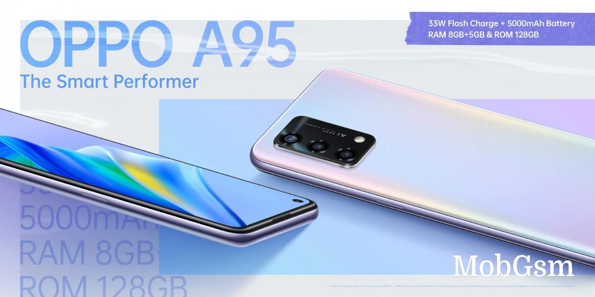 Oppo A95 official with Snapdragon 662 and 5,000 mAh battery