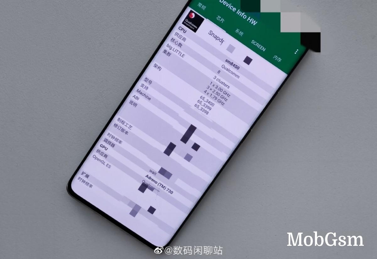 Photo of a Snapdragon 898-powered phone confirms the clock speeds of the three CPU clusters