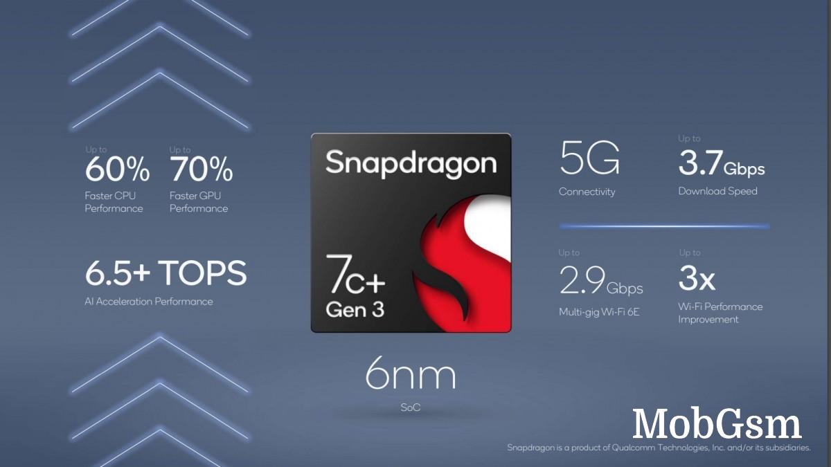 The Snapdragon 8cx Gen 3 is the first 5nm chipset for Windows-on-ARM laptops, 7c+ Gen 3 tags along