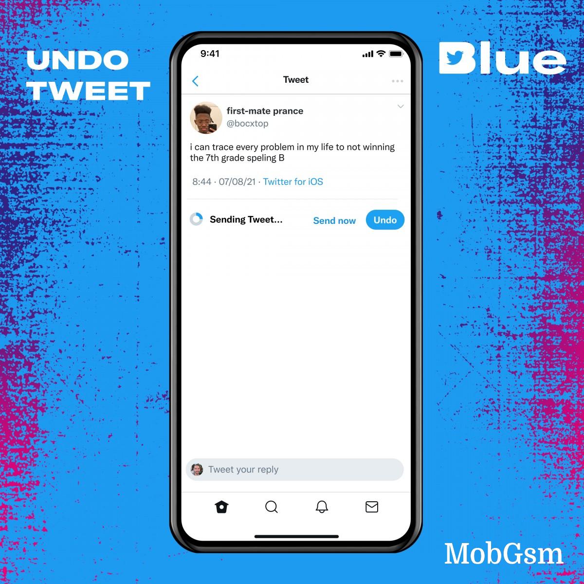 Twitter Blue brings undo tweet, custom navigation, bookmarks folders, and more for a monthly fee