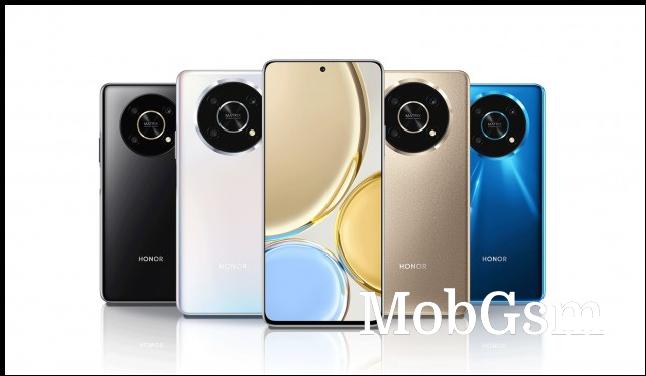 Honor X30 in its four color options (image: Honor)