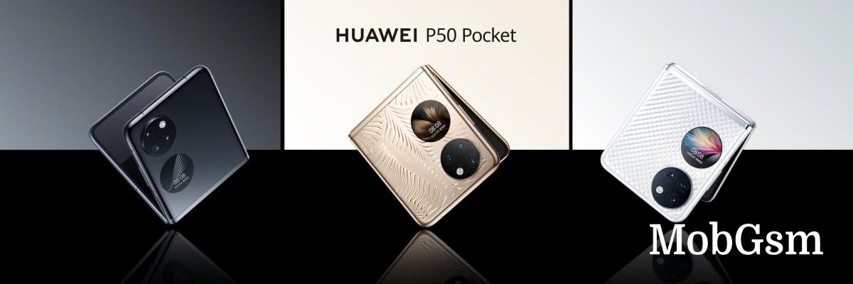 Huawei P50 Pocket comes with gapless folding screen and Snapdragon 888 4G chipset