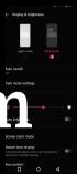 Dark mode settings