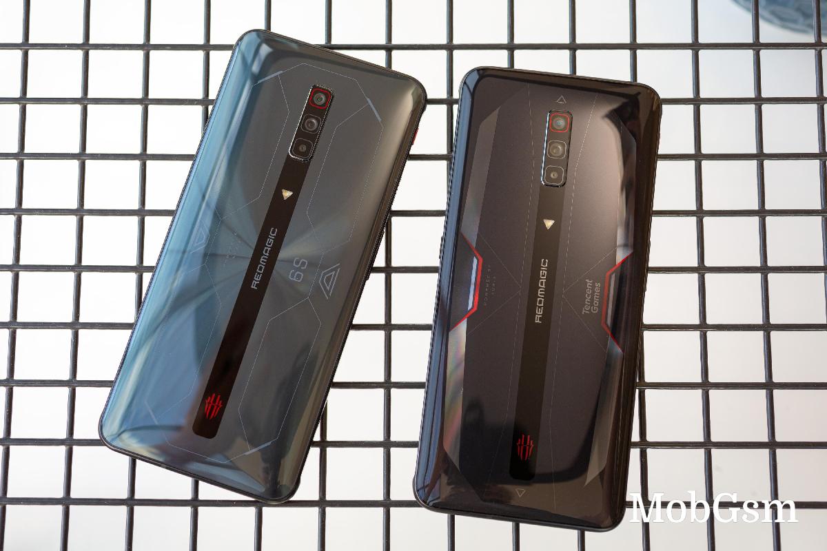 Red Magic 6s Pro (left) with Red Magic 6 (right)