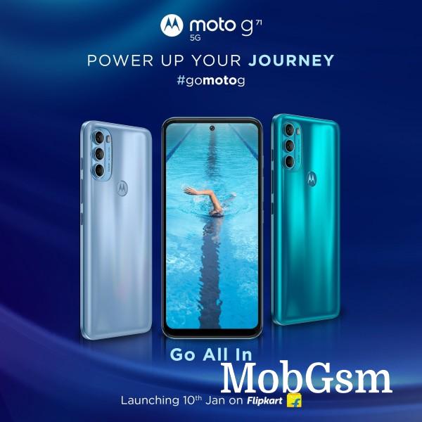 Motorola Moto G71 5G India launch set for January 10