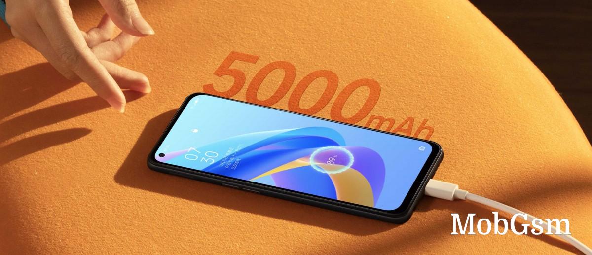 Oppo A36 is a dual-cam entry-level smartphone with a 5,000 mAh battery