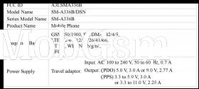 Samsung Galaxy A33 5G listings on FCC