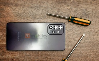 Photos of Samsung Galaxy A53 5G's components confirm four rear cameras, one selfie