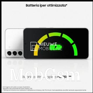 Up to 25W charging for the Galaxy S22