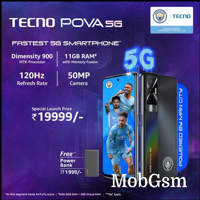 Tecno Pova 5G pricing