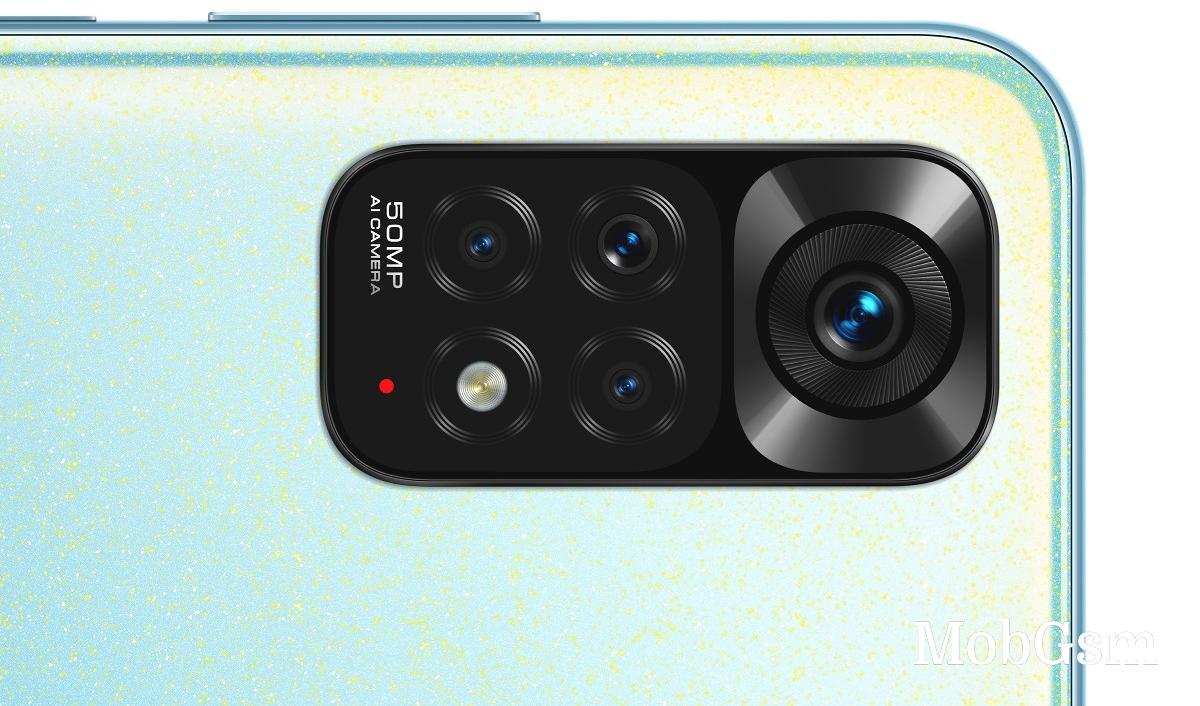 The Redmi Note 11 gets a 50 MP main camera instead