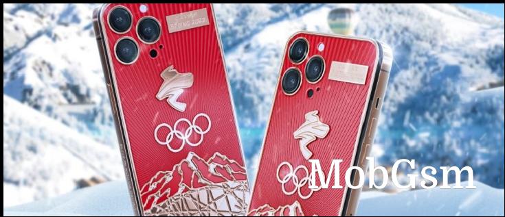 Caviar celebrates Winter Olympics start with custom iPhone 13 Pros