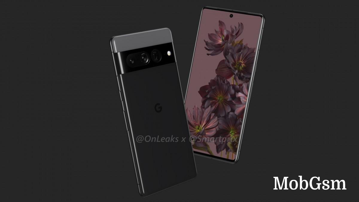 Early render of the Google Pixel 7 Pro