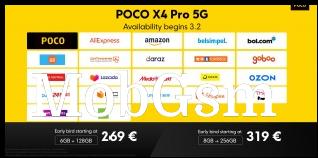 The Poco X4 Pro 5G will launch on March 2 in these stores (note the early bird pricing)