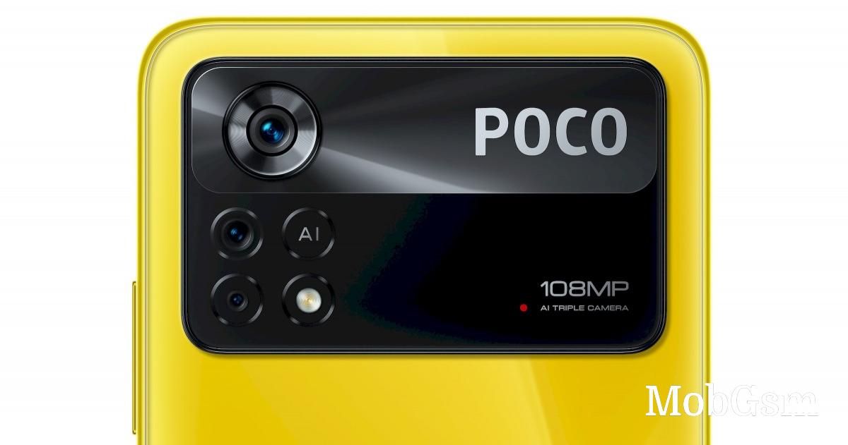 Poco X4 Pro 5G with a 108 MP main, 8 MP ultra wide cameras (and 2 MP macro)