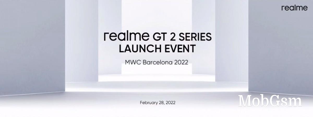 Realme GT2 series going global on February 28