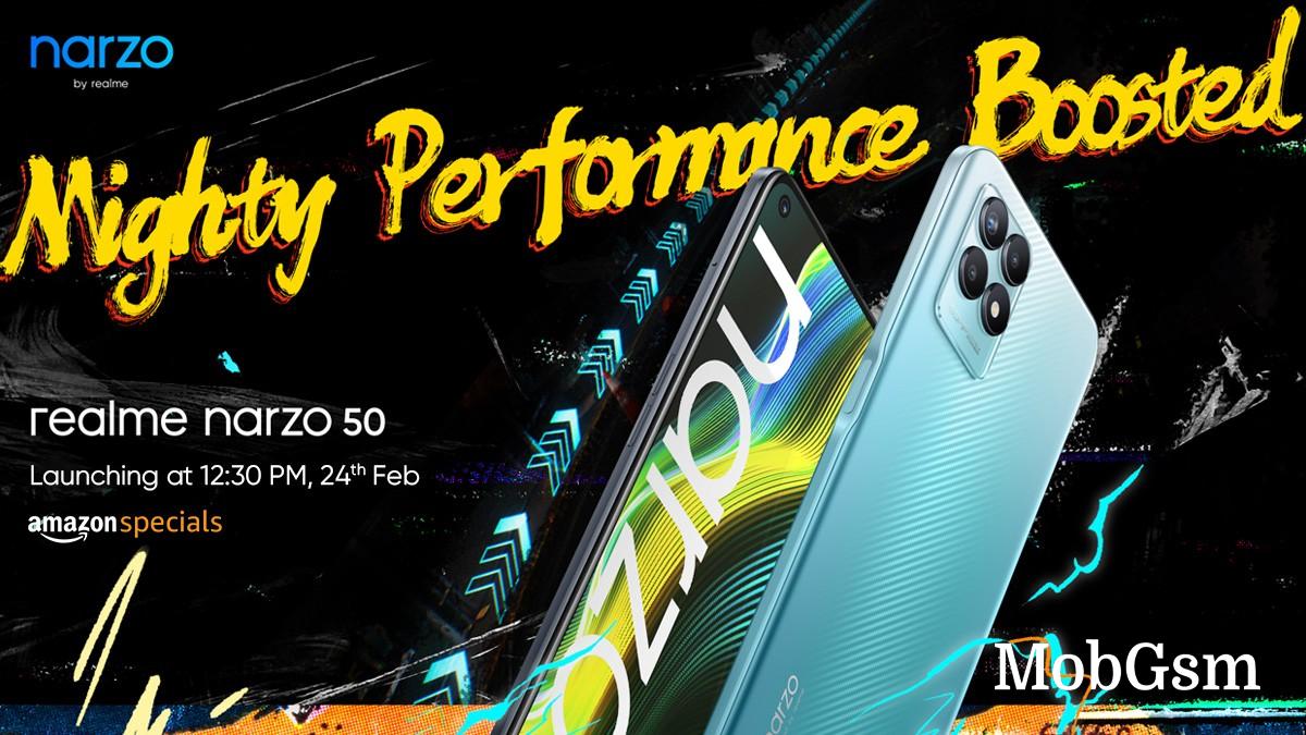 Realme Narzo 50 Confirmed To Bring 120Hz Display And Helio G96 SoC News | MobGsm