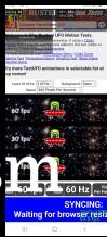 Browsers idling at 60Hz - Samsung Galaxy S22+ S22 Ultra refresh rates explained