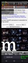 Browsers idling at 60Hz - Samsung Galaxy S22+ S22 Ultra refresh rates explained