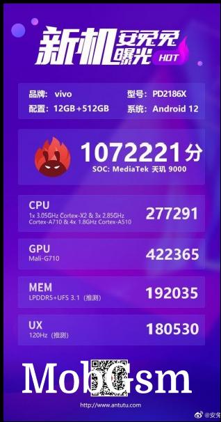 AnTuTu 9 and Geekbench 5 scores