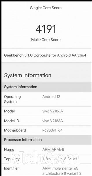 AnTuTu 9 and Geekbench 5 scores