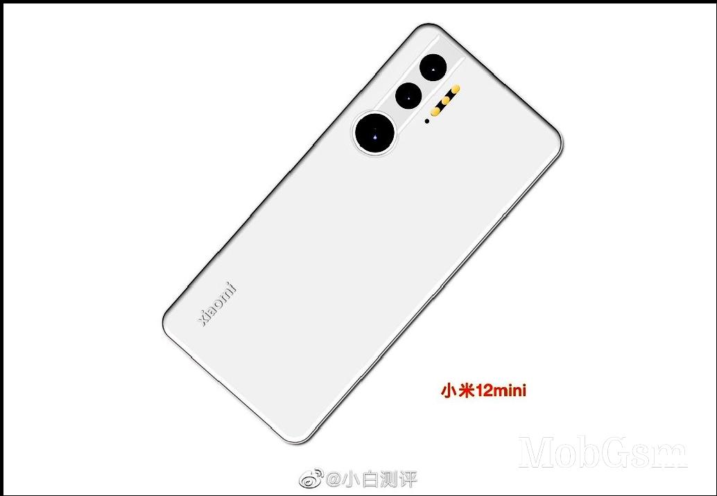 Alleged Xiaomi 12 mini render