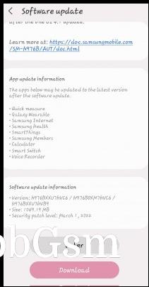 One UI 4.1 update for the Samsung Galaxy Note10+ 5G