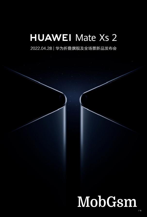 Huawei confirms Mate Xs 2 will be announced April 28