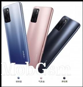 Oppo A55s 5G in three colors