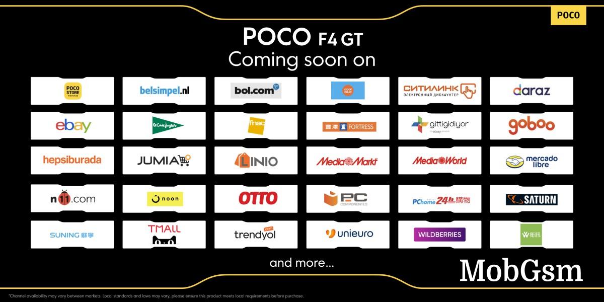 Poco F4 GT unveiled with SD8 Gen1, 120Hz display and 120W charging