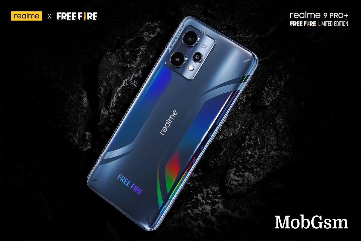 Realme 9 Pro+ Free Fire Limited Edition appears in official images, launch date revealed