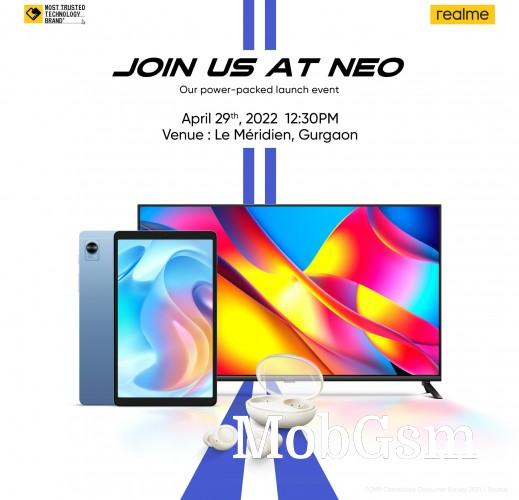 Realme Narzo 50A Prime India launch set for April 25, Pad Mini coming on April 29