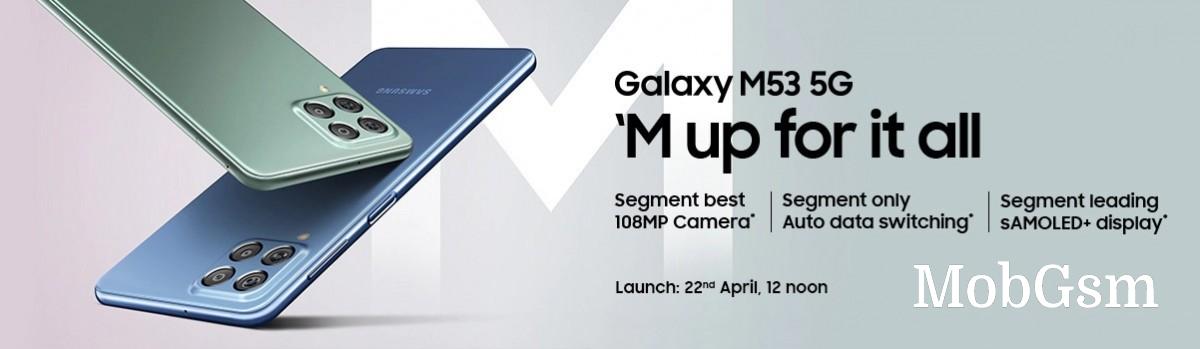 Samsung Galaxy M53 landing in India on April 22