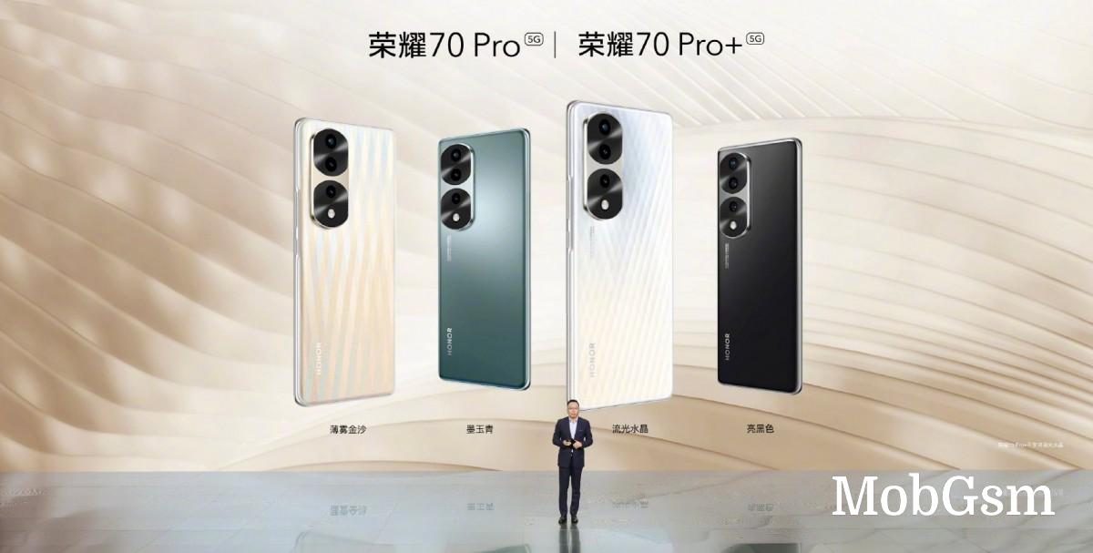 Honor 70 Pro and 70 Pro+ unveiled with Dimensity 9000 and 8000, 54MP main cameras