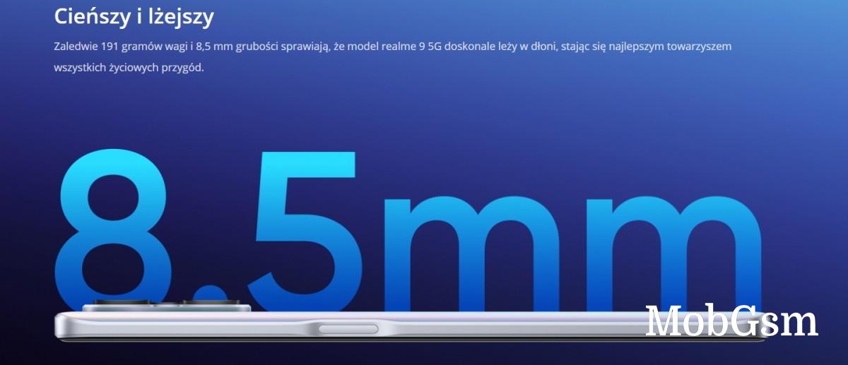 European version of Realme 9 5G accidentally appears on company website