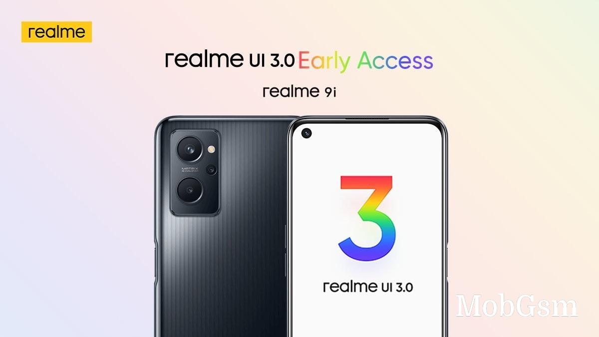 Realme announces Realme UI 3.0 early access program for Realme 9i, open beta for 8i